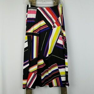Ny Collection women PS multi color retro maxi skir